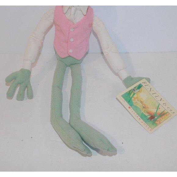 Bently Hopperton 15" Plush Frog Bently & Egg William Joyce Stuffed 1997 w Tag - Picture 3 of 6
